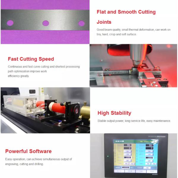 Автомат для резки лазера волокна CNC 6060 аксессуаров ювелирных изделий высокой точности мини металлопластинчатый