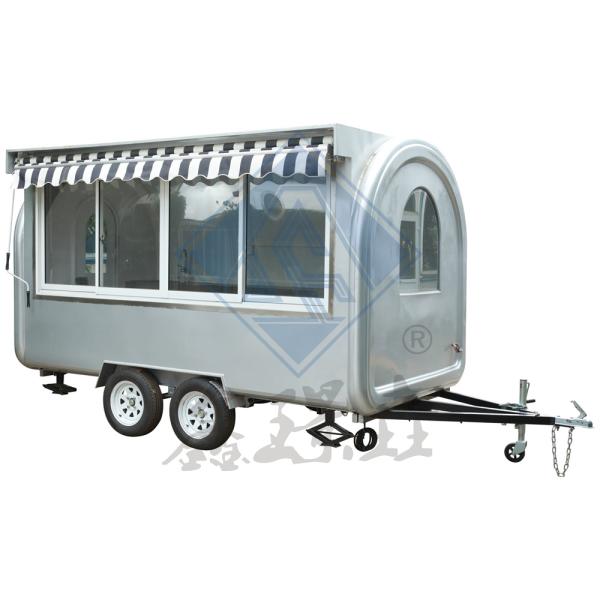 280H Mobile Round Model Electric Food Truck with Canopy in Beverage Manufacturing