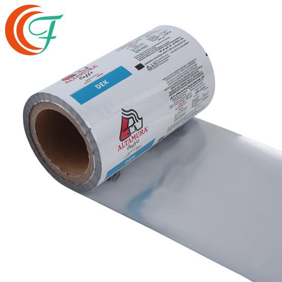 Food Grade Plastic Packaging Roll Film 60mic to 80mic Flexible Coffee