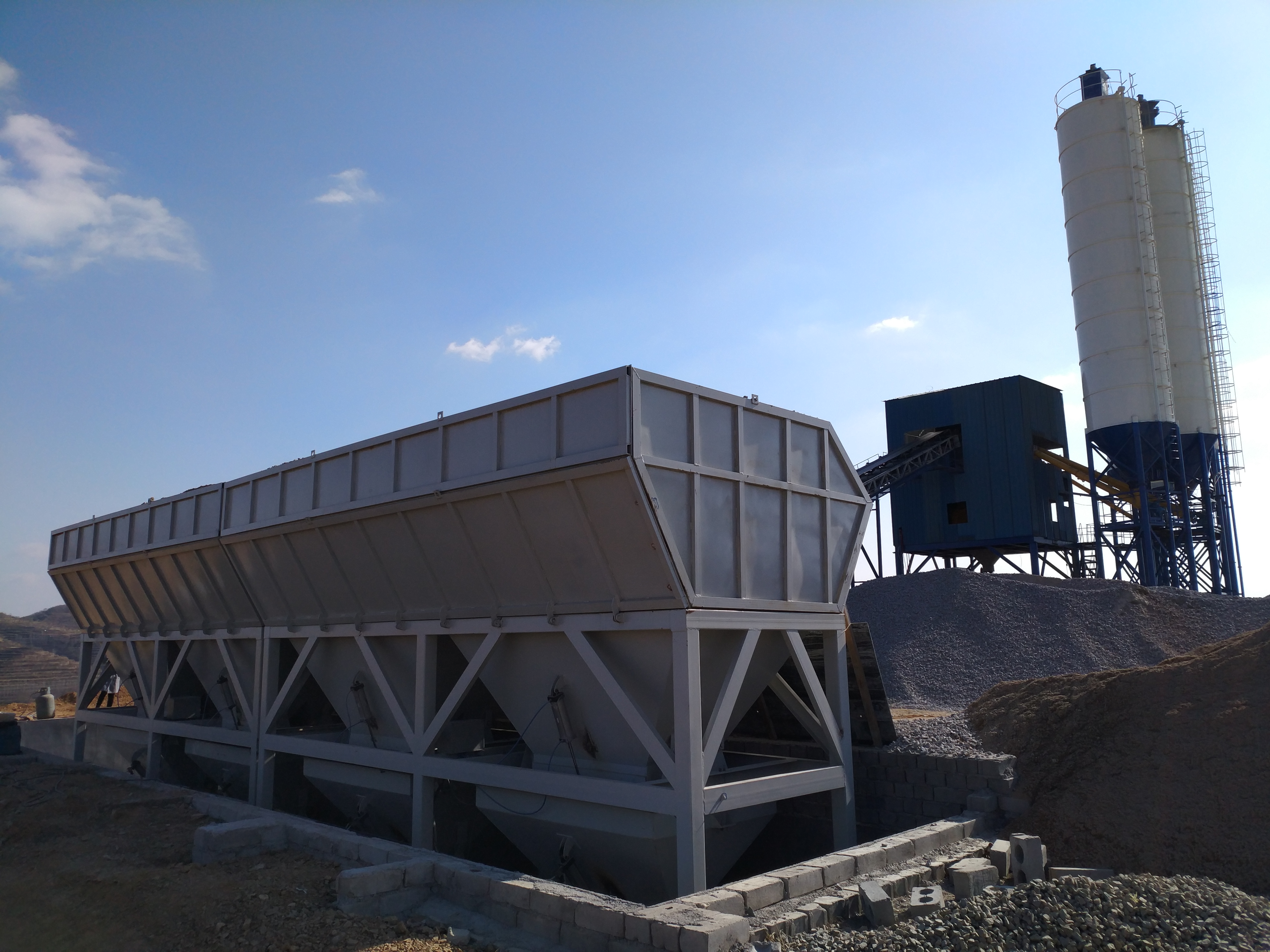 PLD1200 интегрировало машину конкретного агрегатного цемента дизайна дозируя веся