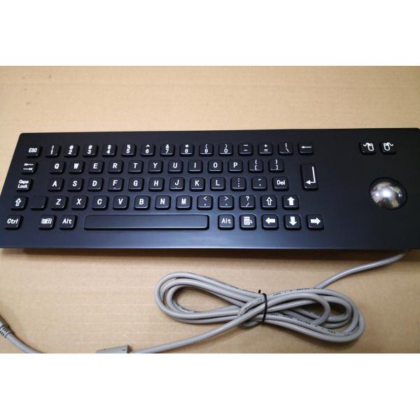 Fulll Key Stroke Trackball On Keyboard , Water Marine Metal Mechanical Keyboard