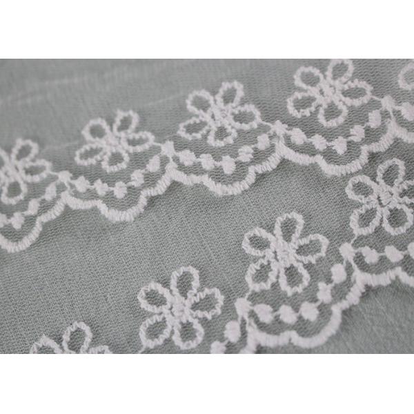 Изготовленная на заказ лента шнурка вышивки цветка отделки шнурка нейлона дизайна шнурка для платья Тюль