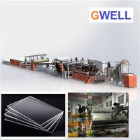 Ligne de production de feuilles PC personnalisées 200 kg/h 300 kg/h 450 kg/h