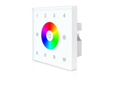 O interruptor do painel do tela táctil do controlador da luz do diodo emissor de luz de PWM para o RGB/RGBW conduziu o T3 claro