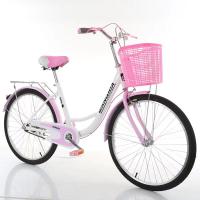 Bicicleta feminina com cesta 24 26 polegadas Princesa Ladies Road Bike