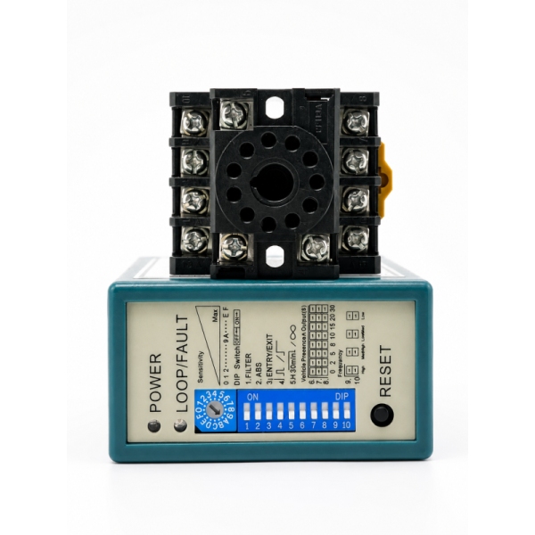 Single Loop Vehicle Detector with Entry Pulse Exit Pulse and Presence Output for Access Control