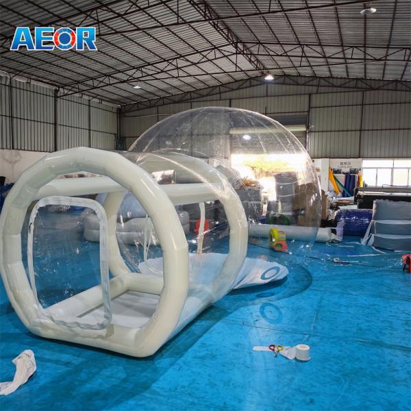 Casa de bolhas de balão inflável de novo design de grau comercial cúpula transparente casa de balões de bolhas infláveis