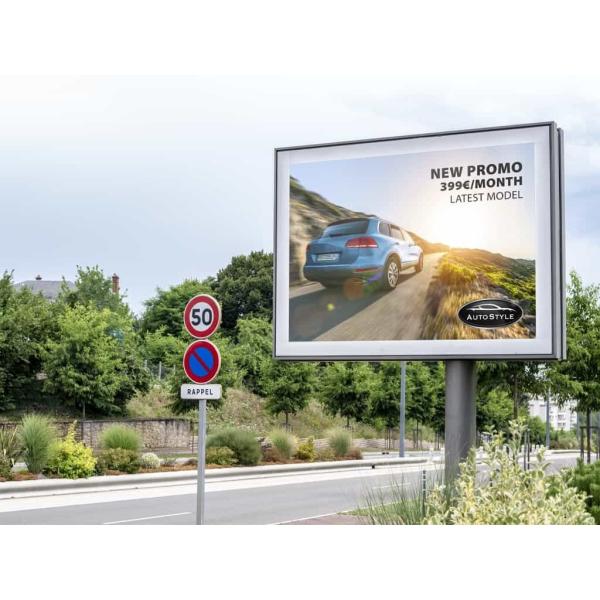 P10 6500nits Outdoor Advertising LED Screen 960x960mm Cabients
