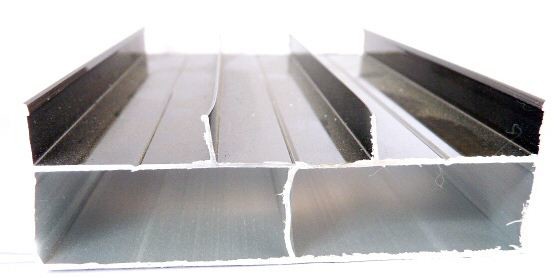 Black Color Aluminium Door Profiles Square  ， Aluminum Round For Sliding Glass Door