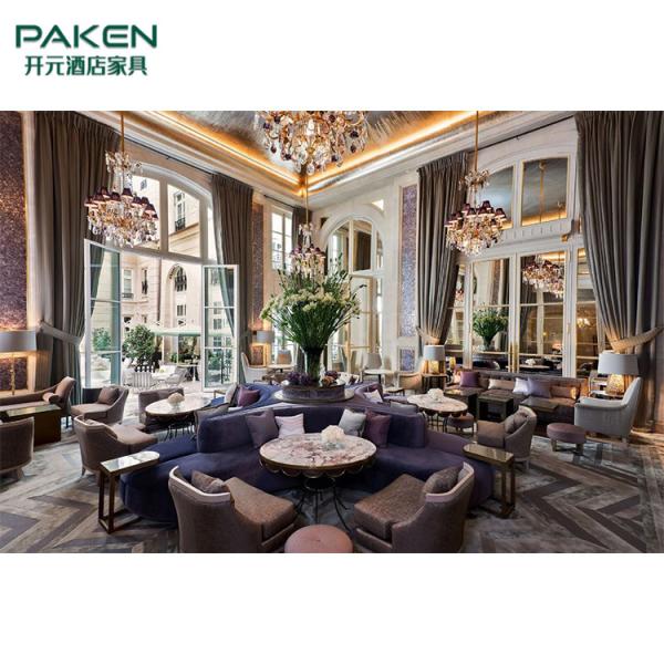 Cinco materiales modificados para requisitos particulares muebles públicos modernos del pasillo del área del hotel de la estrella