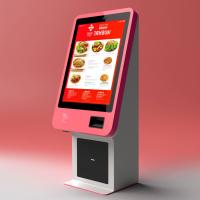 Leitor de cartão pedindo Display de NFC do quiosque do restaurante do tela táctil do IR