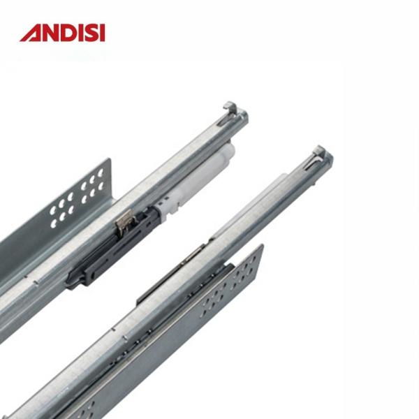 Modern Style V6 Undermount Drawer Slides Soft Close Loading Capacity 30kg for Kitchen