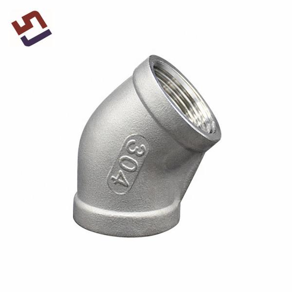 Customized Factory Custom High Precision Stainless Steel 90 Degree Elbow Industrial Pipe Fitting
