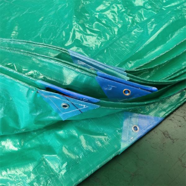 Folha de lonas de PE de tecelagem de HDPE laminada de LDPE para cobertura de barracas e camiões à prova d'água