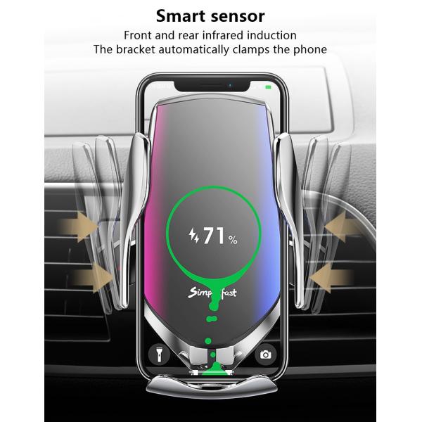 Multifunction Car Wireless Charger Stand car phone mount 85%