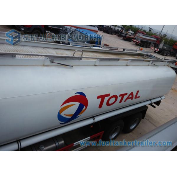 Howo 8x4 Sinotruk Fuel Chemical Tanker Truck , 310HP Carbon Steel Tanker Truck