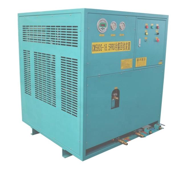 old air conditioner disassembly line 25HP refrigerant recovery machine freon recovery gas recharge machine