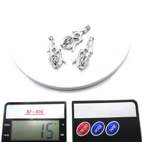 DIY Necklace For Unisex Gift Pearl Cage Pendant Essential Oil Diffuser Jewelry Making Accessories