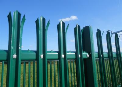 PVC Coated Security Palisade Fence W Pale 2.1*2.4m For Residential
