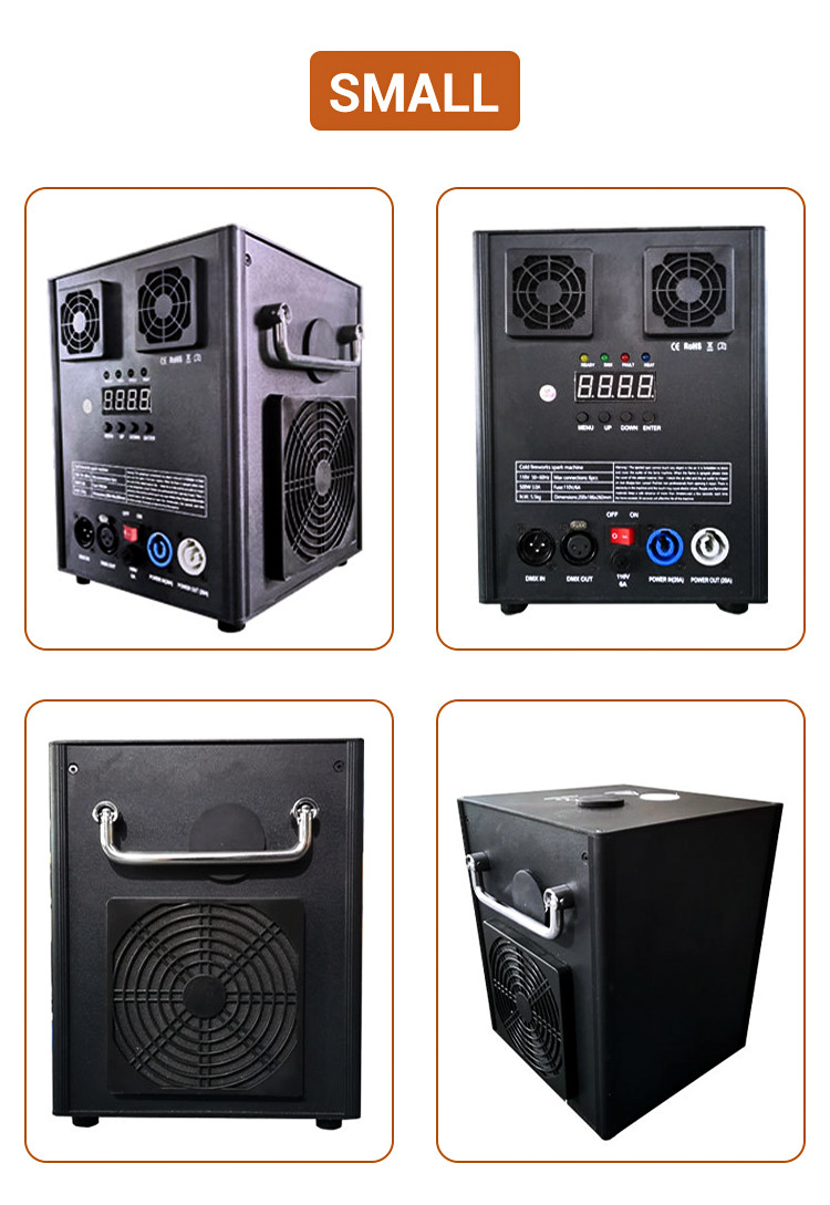 Полностью алюминиевая мини холодная машина Dmx512 искры контролирует холодную машину фейерверка искры