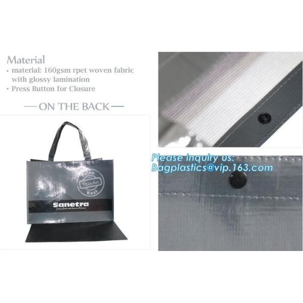 Shopping printing fabric insulated foldable bag, custom pp non woven bag tote bag, Wholesale Clothe Storage Non Woven Ba
