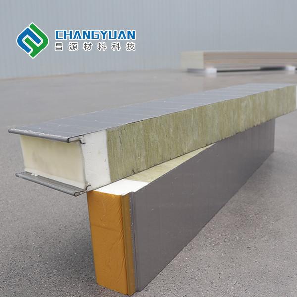 Thickness 100/150/200mm Sandwich Pu Panel Insulated Wall System