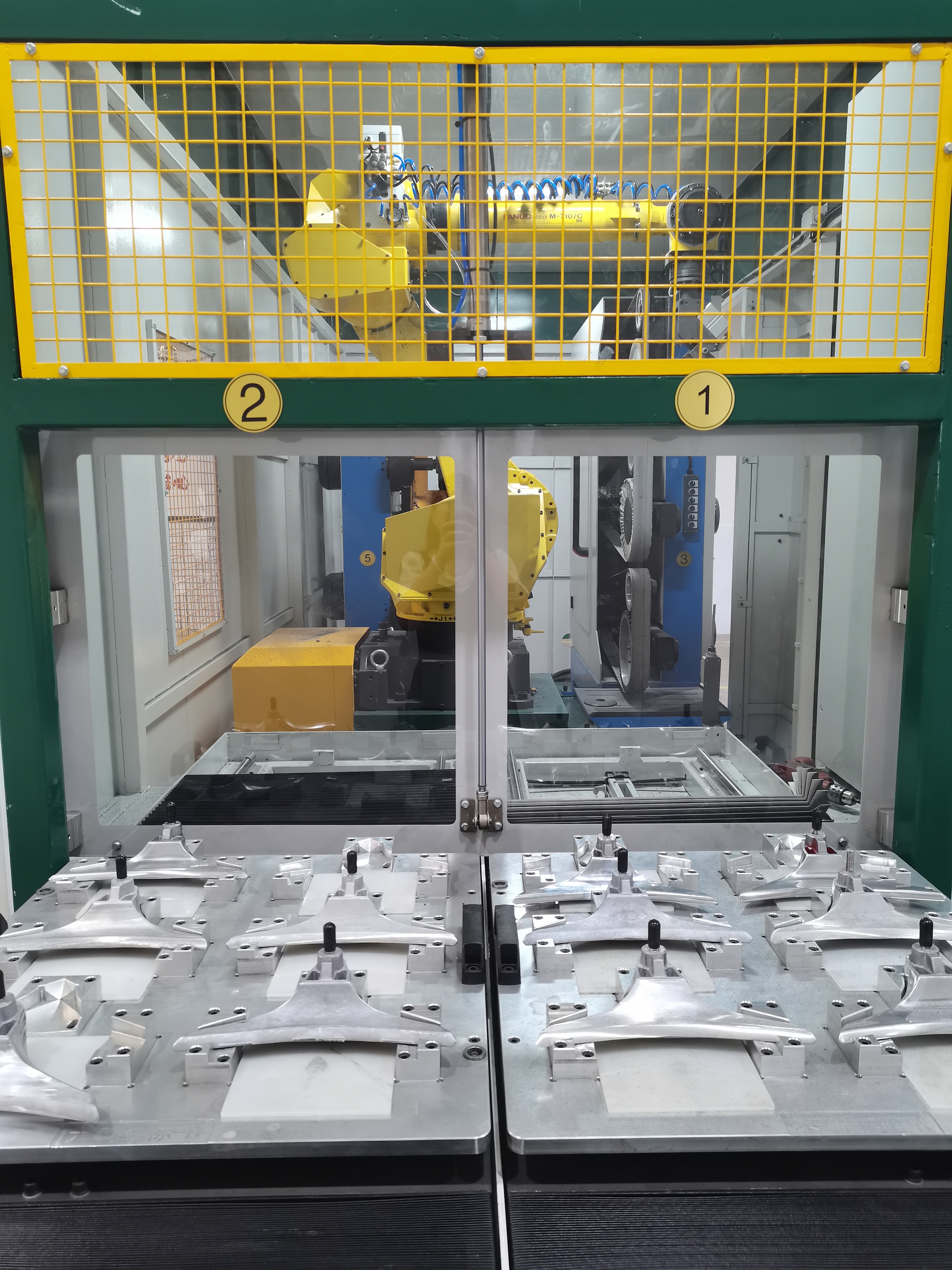 Automated Closed Loop Robotic Polishing Machine For Pump Surface Finishing