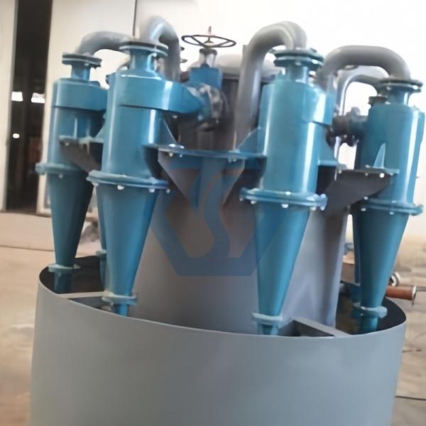 Séparation par hydrocyclone de sable boueux précis dans le traitement des eaux usées pétrochimiques