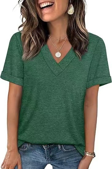 Stylish Breathable Ladies Casual T-shirt Soft Cotton Fabric Comfortable Fit Lightweight Material Ideal for Daily Wear