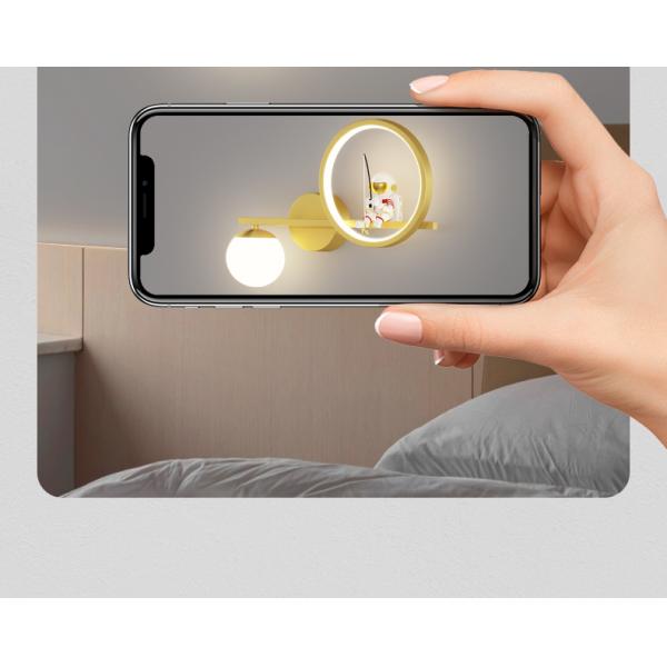 Astronaut wall lamp bedroom bedside lamp children's room lamp boy and girl stars wall lamp(WH-OR-251)