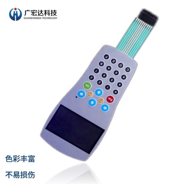 Waterproof Embossing Membrane Dome Array Switch 0.1mm Tolerance ROHS Compliance