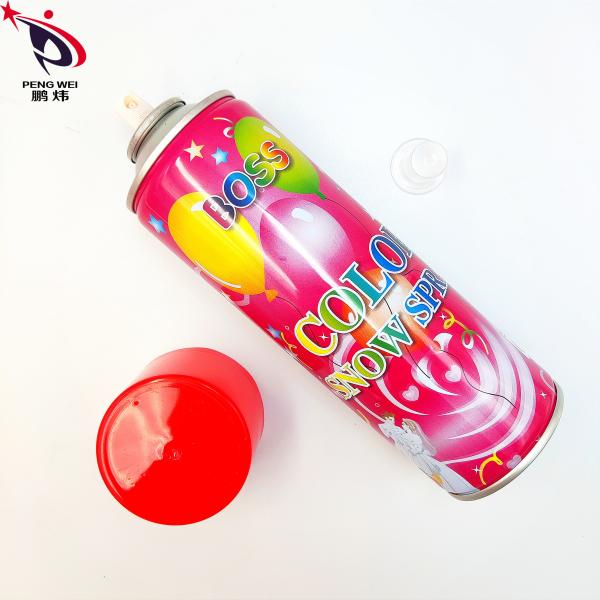 Multicolor Christmas Fake Snow Spray Multipurpose Smudgeproof Boss Snow Spray