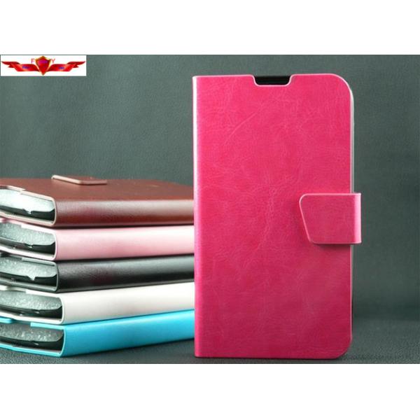 Dirtproof/Waterproof HUAWEI C8815 PU Wallet Cover Cases Accurate Holes Slot Multi Colors