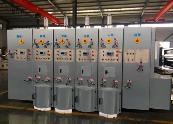 High Speed Flexo Printer Slotter Die Cutter PLC Control CE Approved