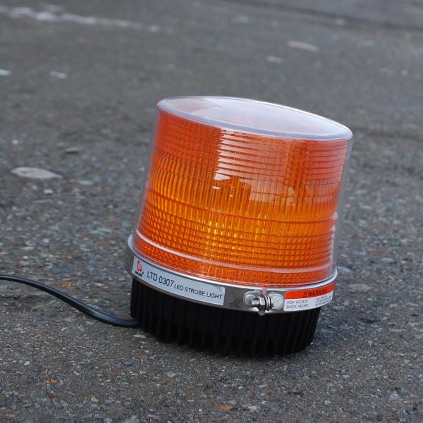 Круглое янтарное фиксирование магнита света маяка полиции СИД предупреждения для аварийных машин