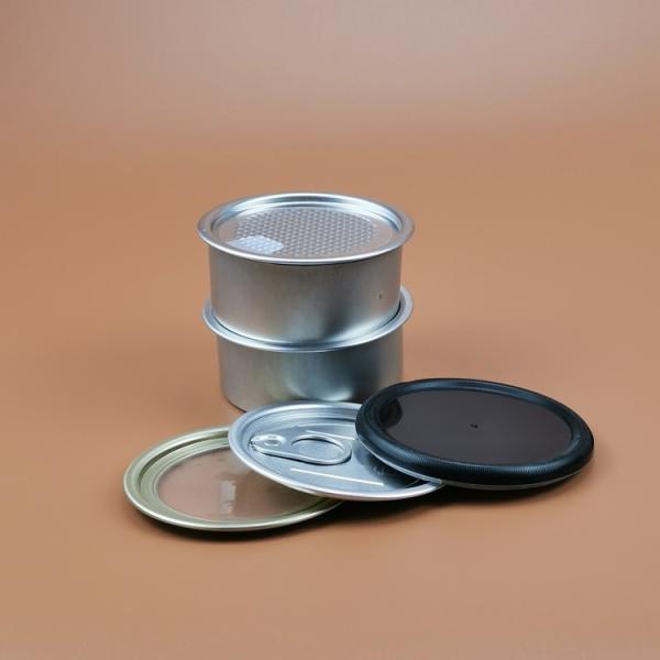 Custom Metal Ring Pull Cannabis Tin Packaging Empty Tuna Fish Tin Can