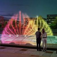 LED multi-media music dancing water fountain