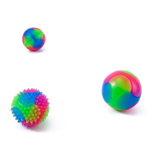 Собака поставок любимца забавляется шарик TPR эластичный светящий моляр забавляется воспитательные взаимодействующие игрушки любимца