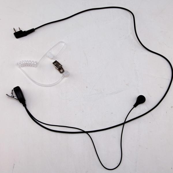 Microphone Earphone for Icom Two Way Radios Walkie-talkie Air Tube Wireless Delay Time