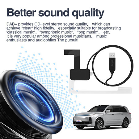 Adaptador DAB de radio digital para automóviles con Bluetooth Transmisor FM nueva caja de radio digital USB Android DAB +