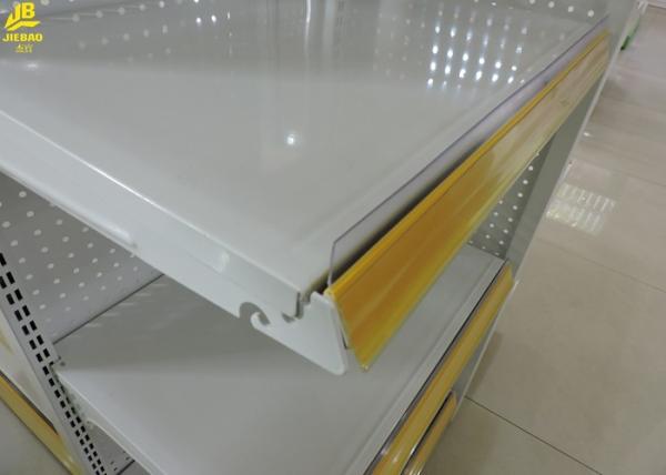 Oils Display Supermarket Storage Racks 35KG/Layer Wall Side And Double Side