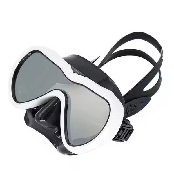 UV Protective Scuba Diving Mask Safety Shatter Resistant Silicone Dive Mask Coating Glass