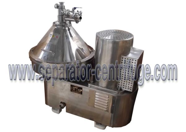 Automatic Part Discharging 2 Phase Dairy / Milk Clarifying Disc Separator For Clarifying Milk
