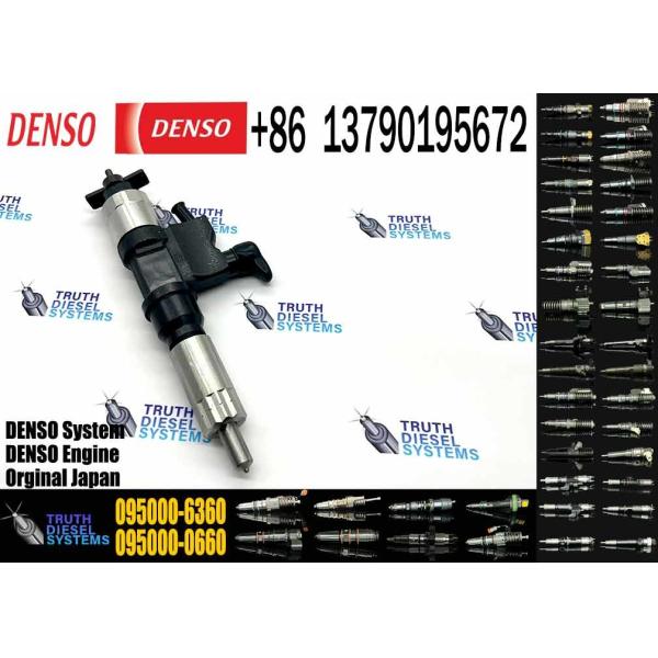 Diesel Common Rail Fuel Injector Assy 095000-6363 095000-6366 for ISUZU 6HK1 FORWARD 4HK1 N SERIES