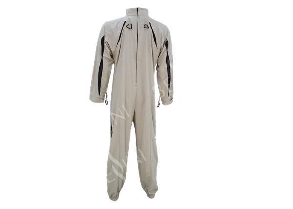 Long Sleeve Protective Work Clothing 100% Nylon Taslan Mens Zip Up Overalls