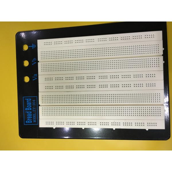 1680 Points White Electronic solderless breadboard & prototyping board with metal plate