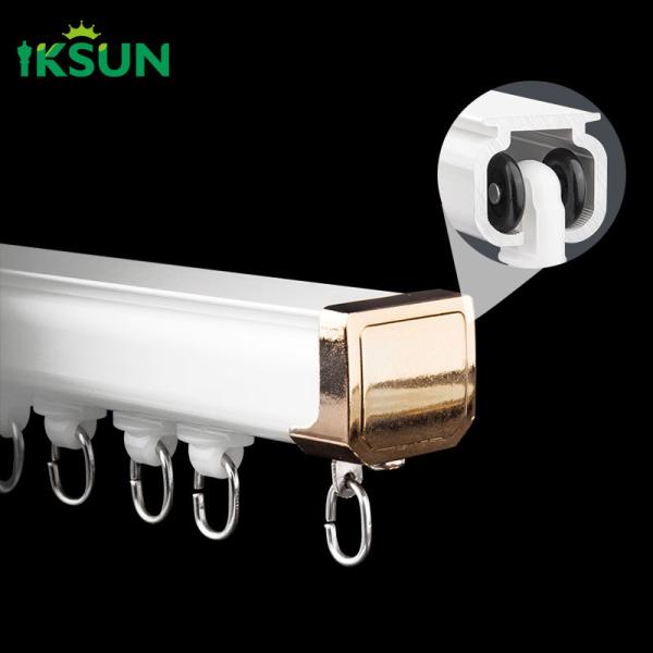 Heavy Duty Aluminum Curtain Track Stage Curtain Rail Screws Mount