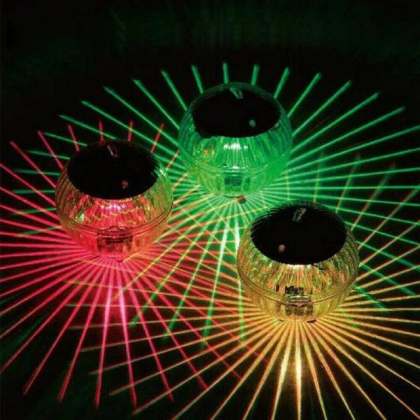 Outdoor Floating Ball Lamp Solar Party Garden Decor Lights Solar Led Light Outdoor Changing Water Drift Swimming Pool Light