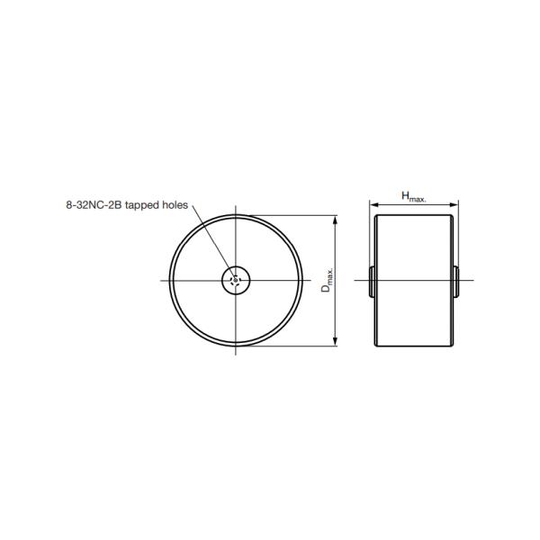 30kV - 1200pF Transmitir condensador cerámico de alto voltaje 0.0012 uf condensador de la manija de la puerta