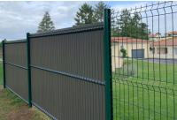 do triângulo plástico da veneziana de 5mm cerca de dobra Powder Coated